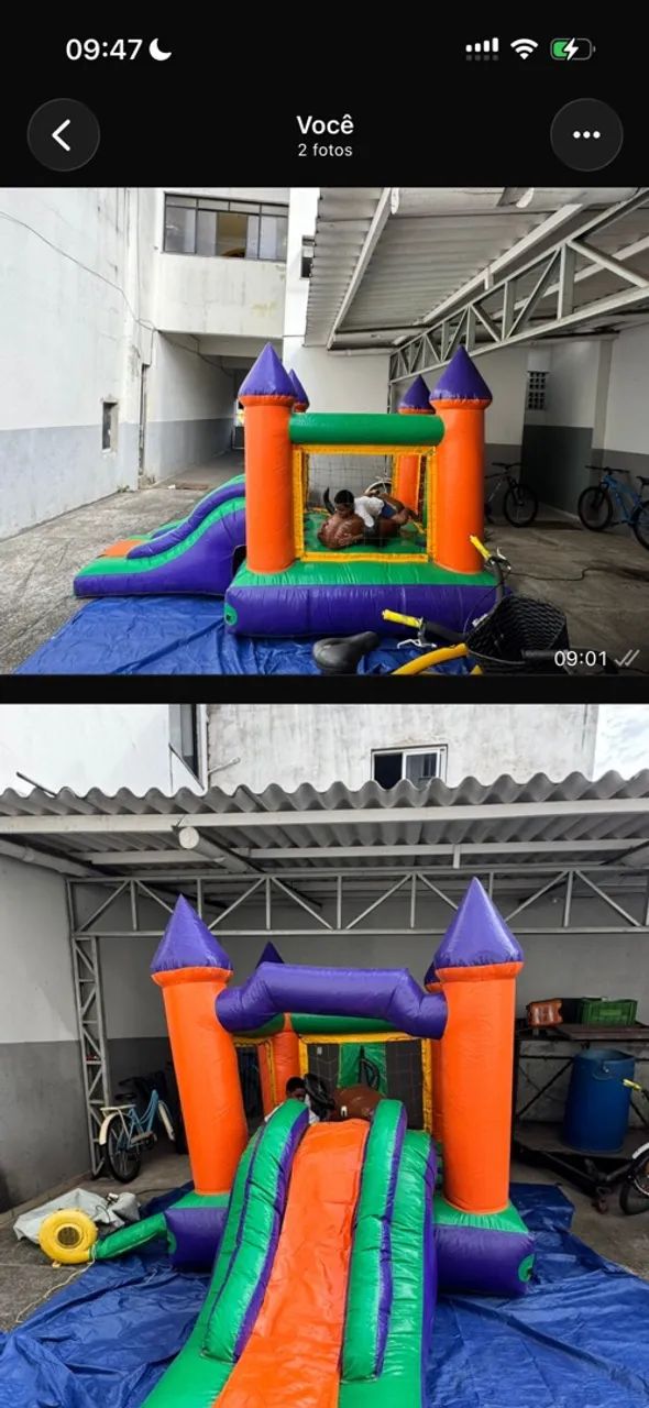 Inflável com motor 