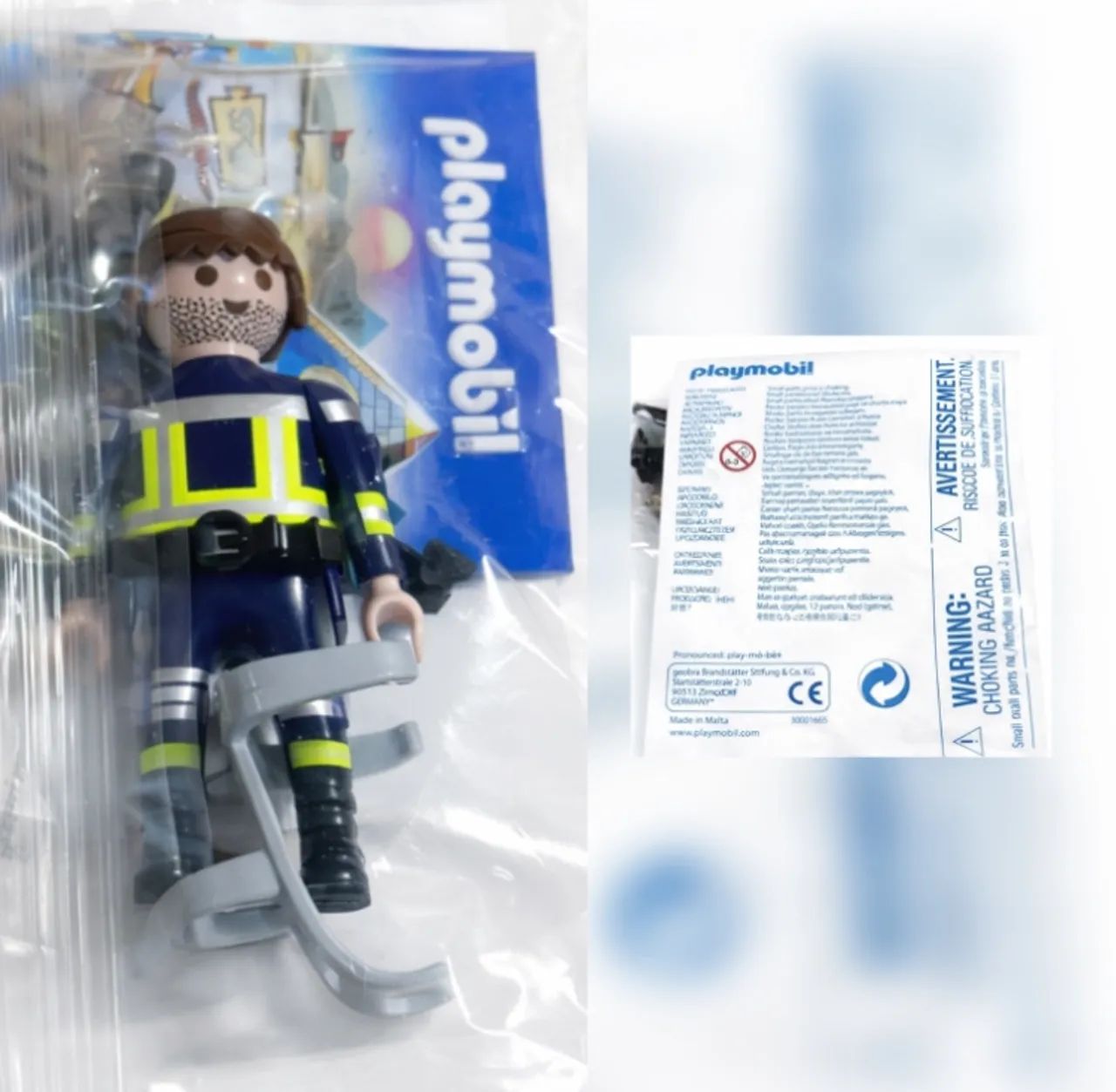 Playmobil Bombeiro Novo Lacrado Original Boneco - Foto 2