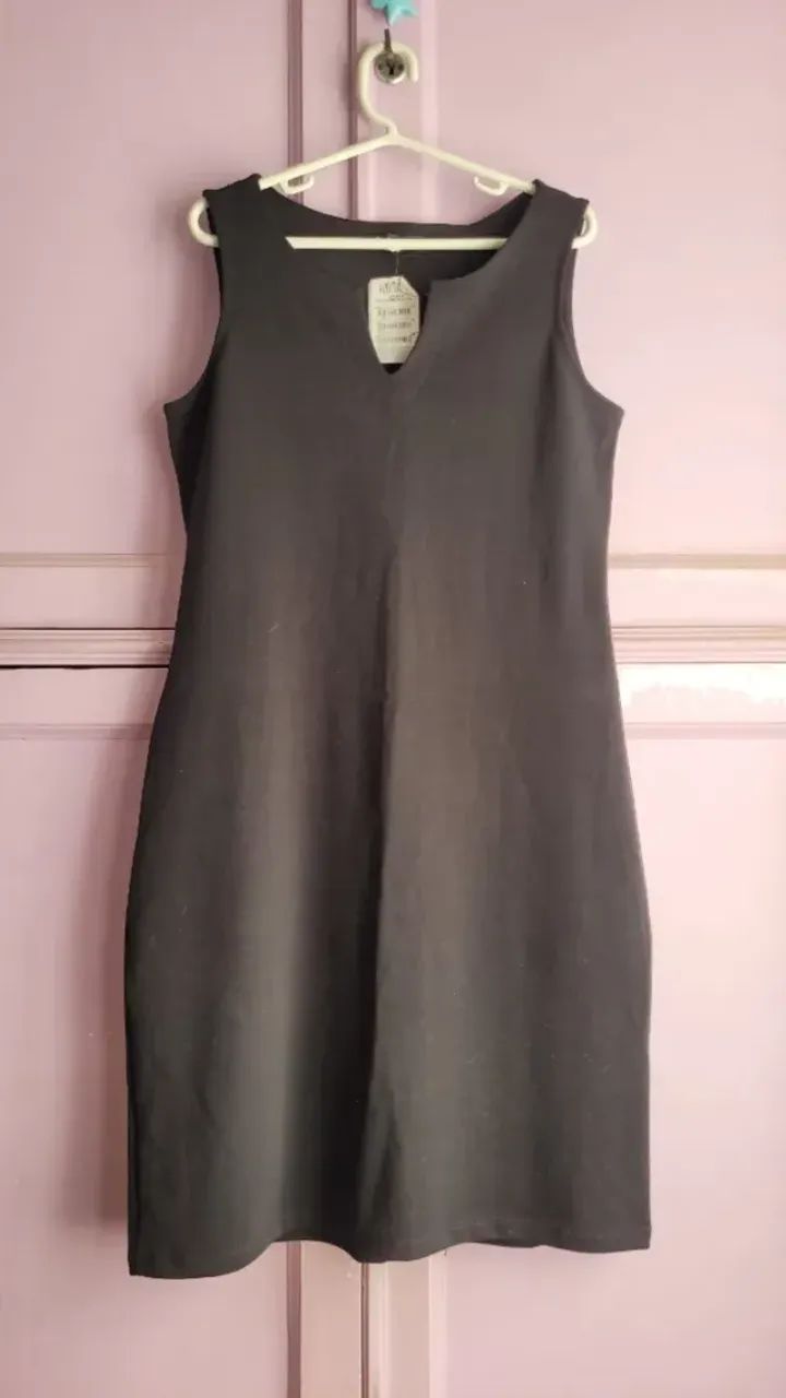 Vestido preto Azul Limão