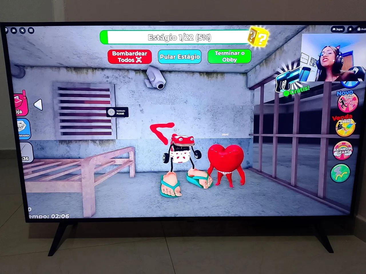 Tv smart LG 50 polegadas 4 k novíssima com os plásticos ainda  - Foto 2