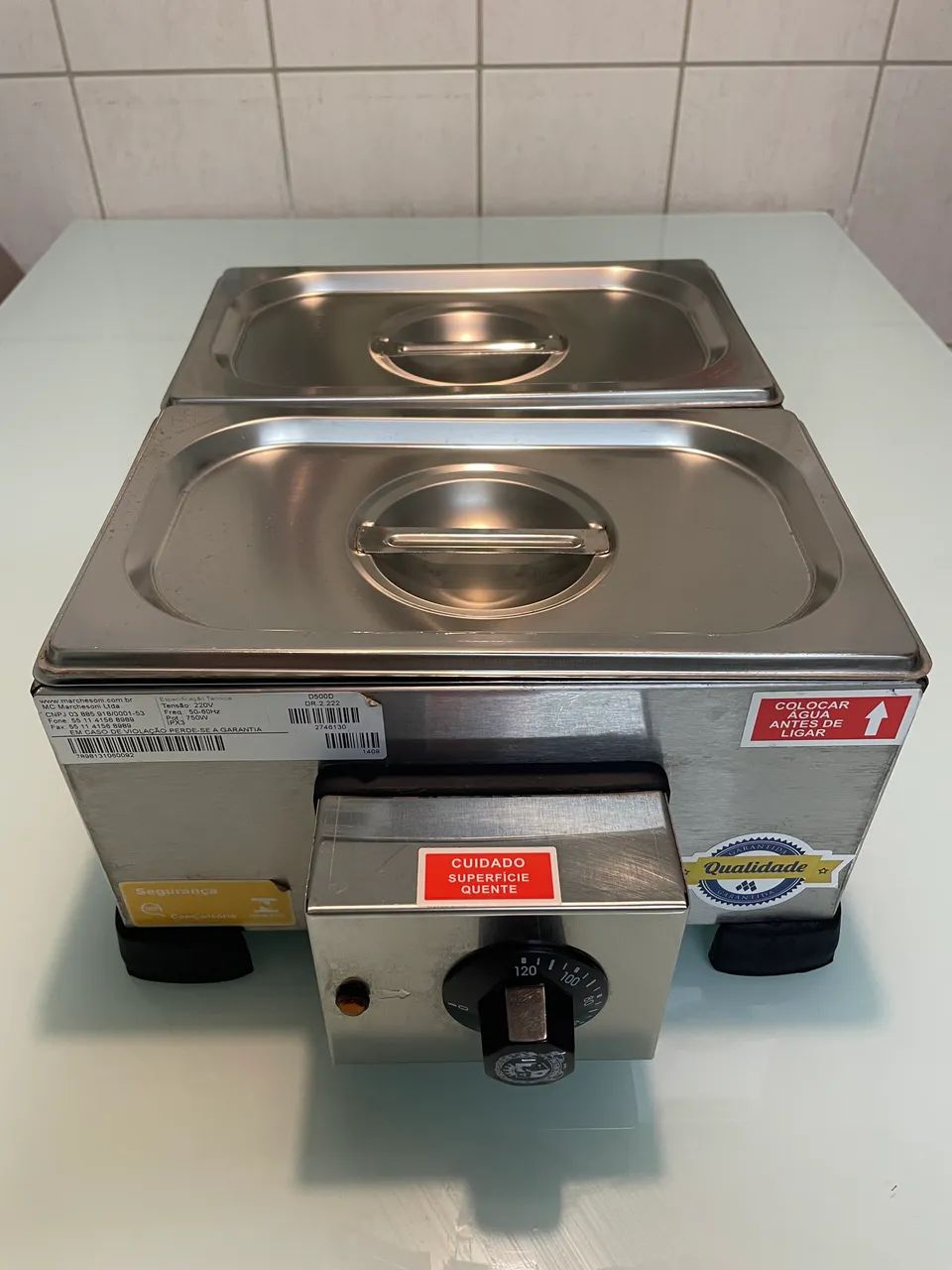 Marchesoni Derretedeira De Chocolate 5 Kg - 2 Cubas De 2,5k