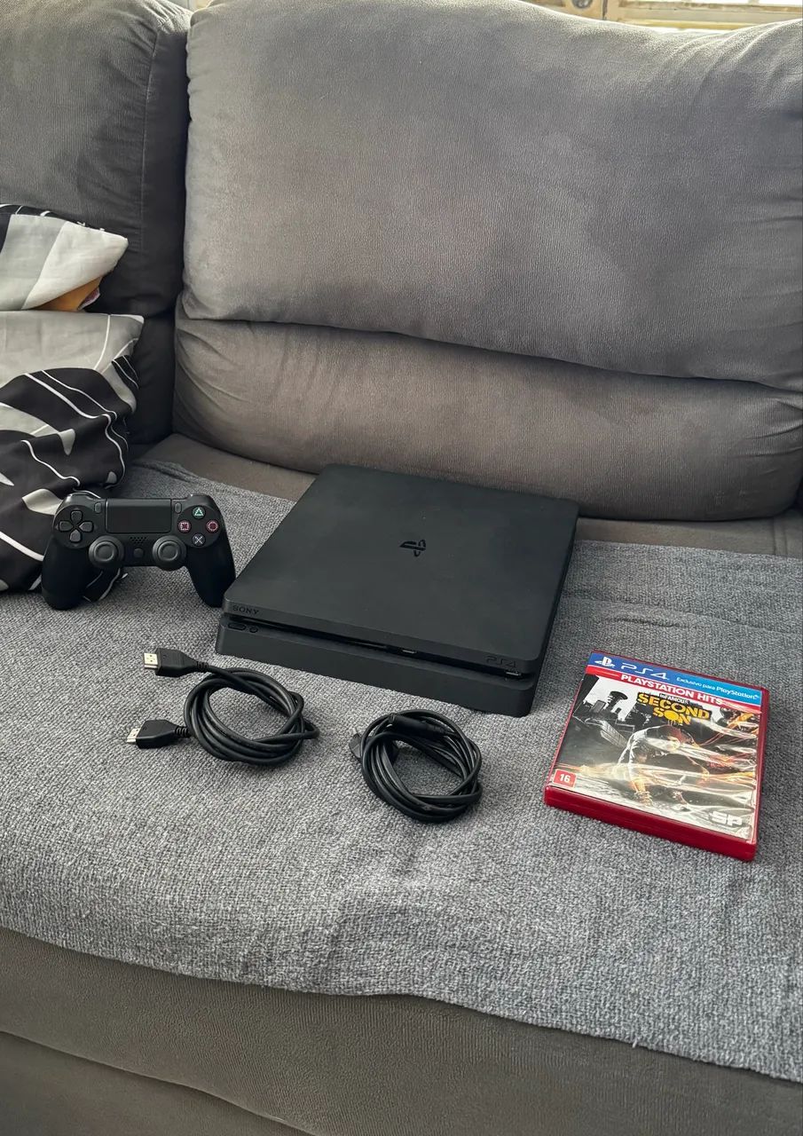 Ps4 slim completo zerado 