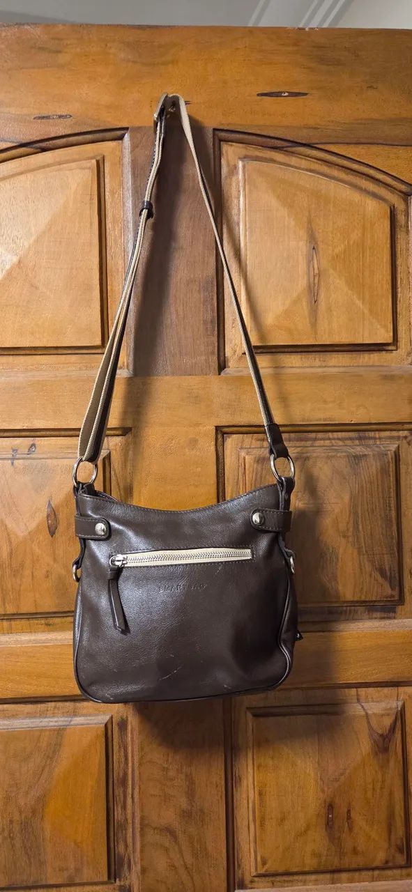 bolsa smartbag tiracolo couro - Foto 2