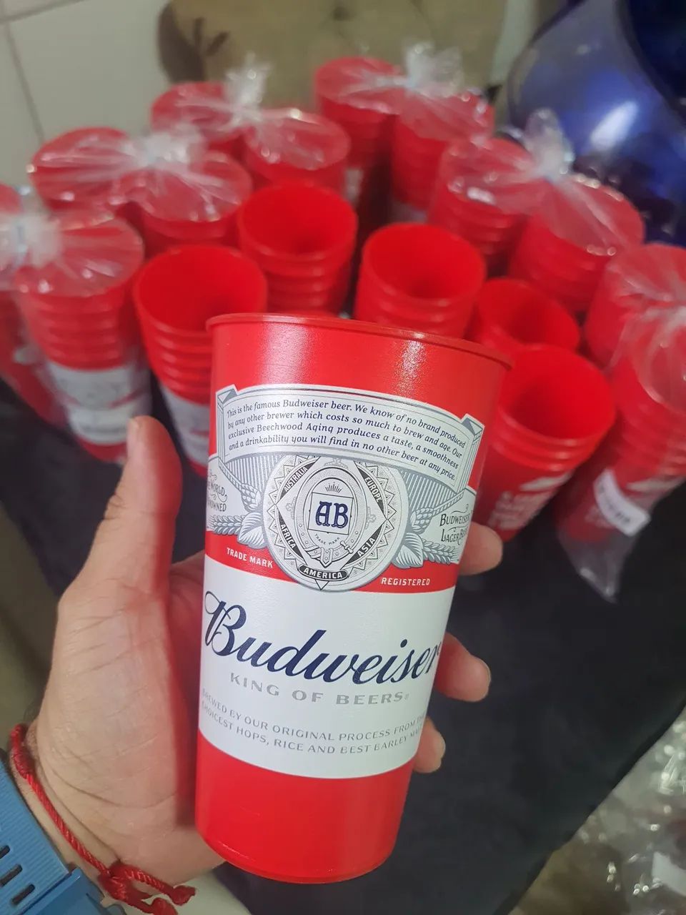 Copo budweiser 