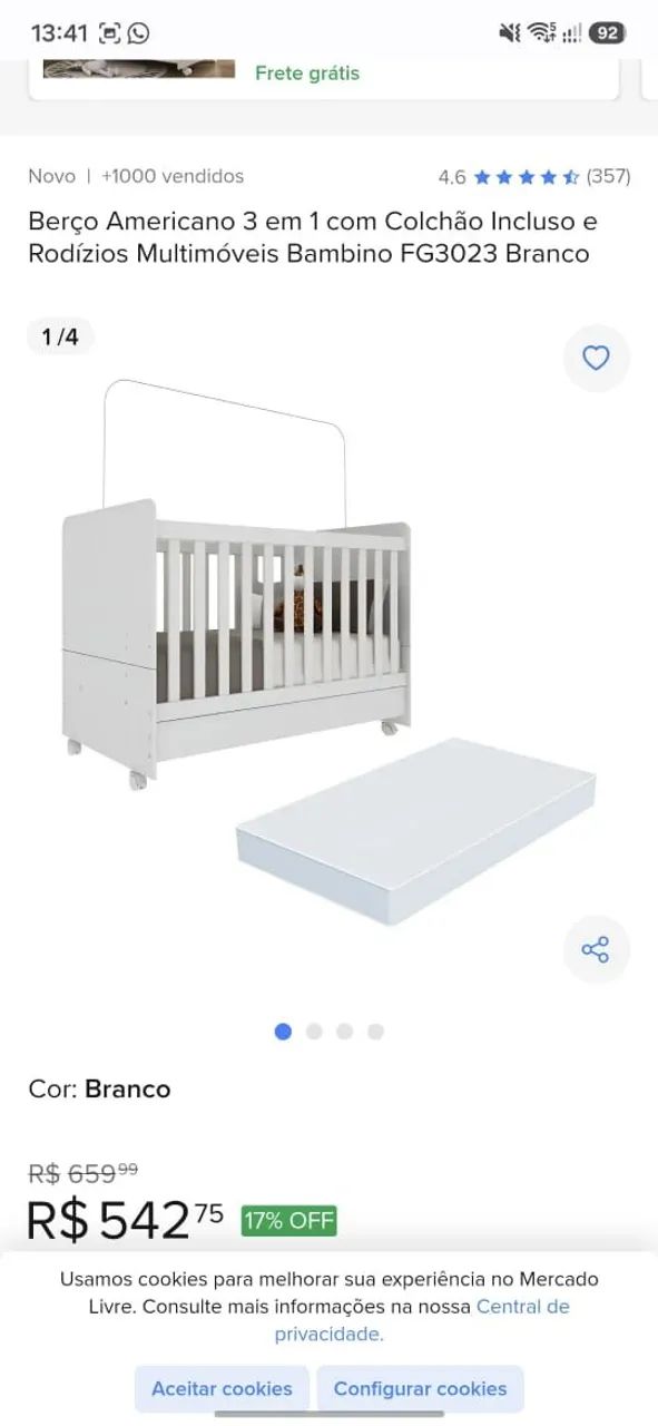 Berço cama - Foto 3