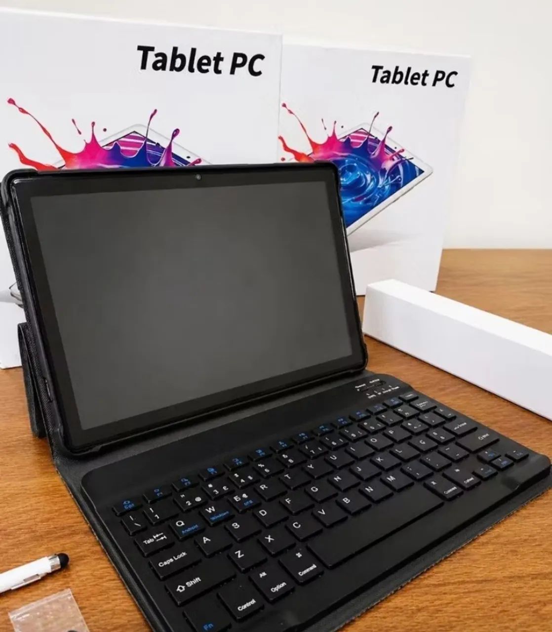 Tablet 10.1? HD + Teclado bluetooth capa 2 em 1 Wifi Android Tela Grande Alta Performance  - Foto 3