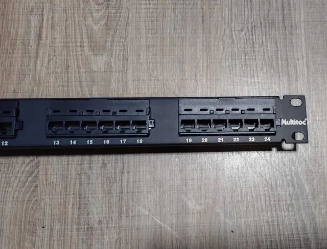 Patch Panel 24 Portas Rj45 Cat5e - Foto 2
