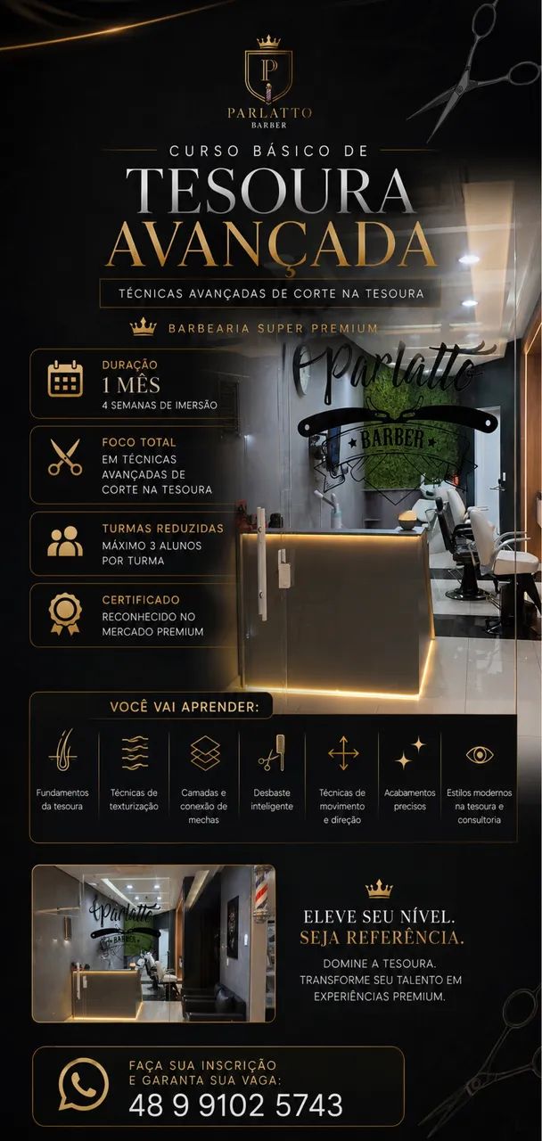 Curso de tesoura avançado 