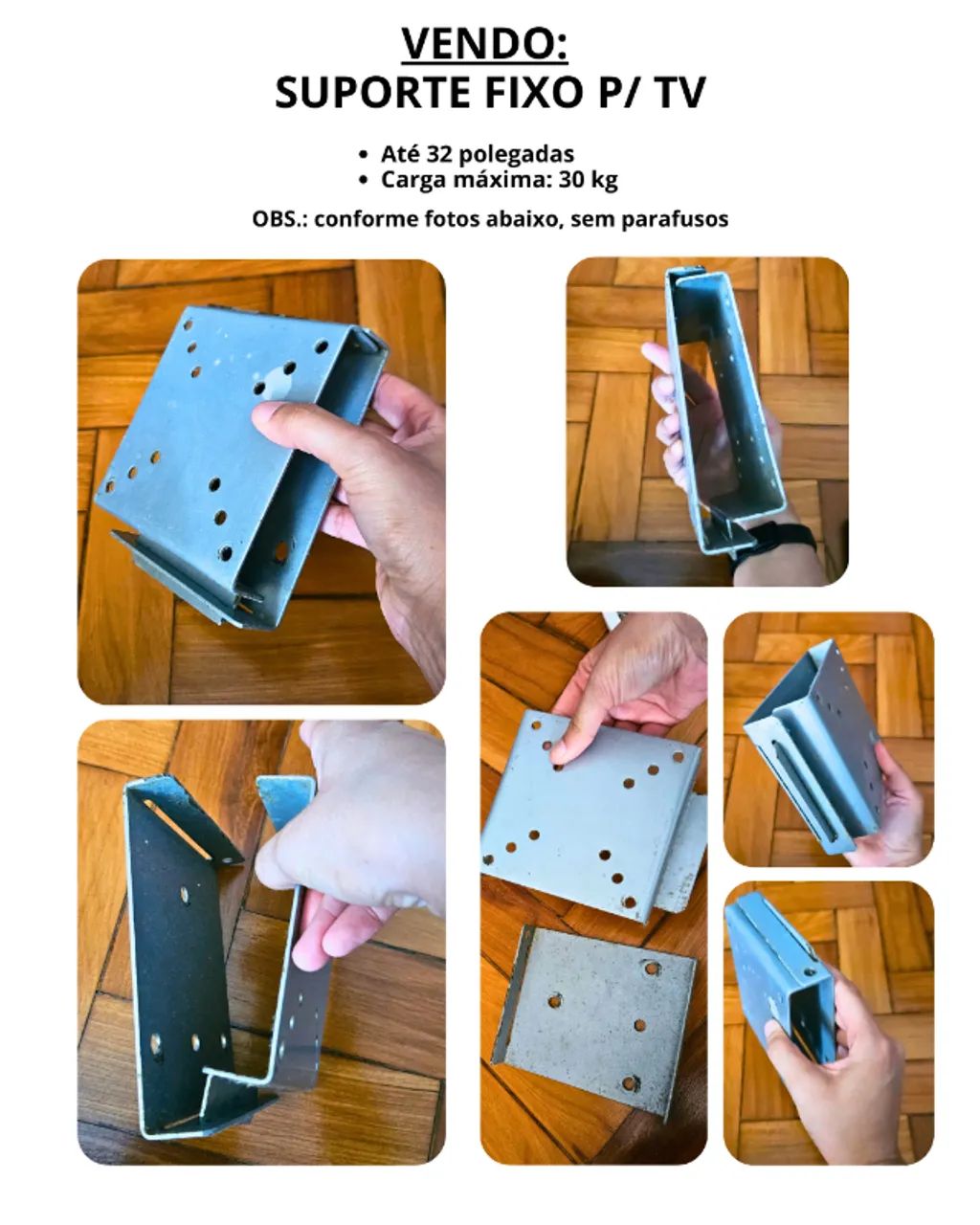 SUPORTE FIXO P/ TV