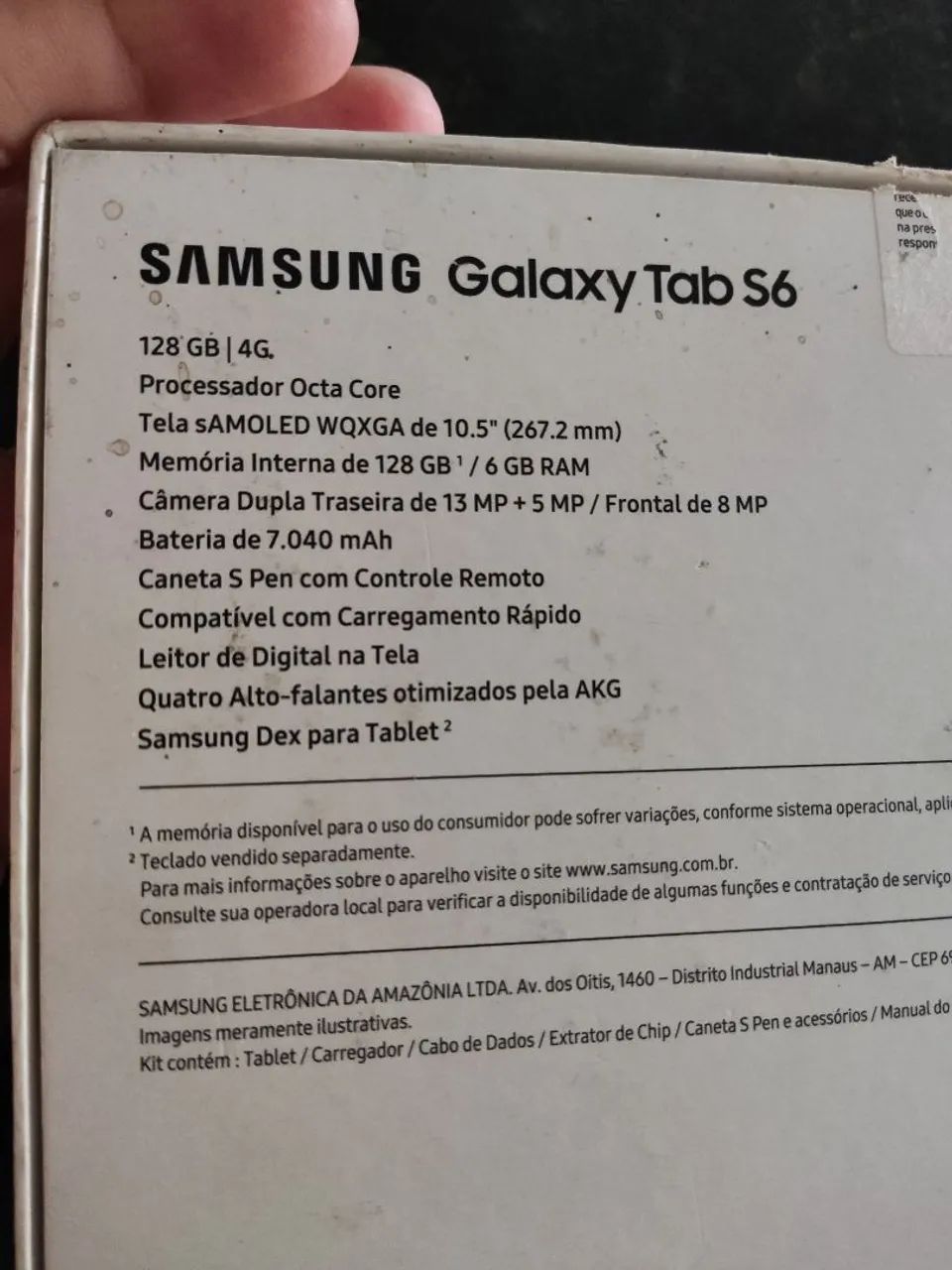 Galaxy Tab S6 6/128GB - Foto 2