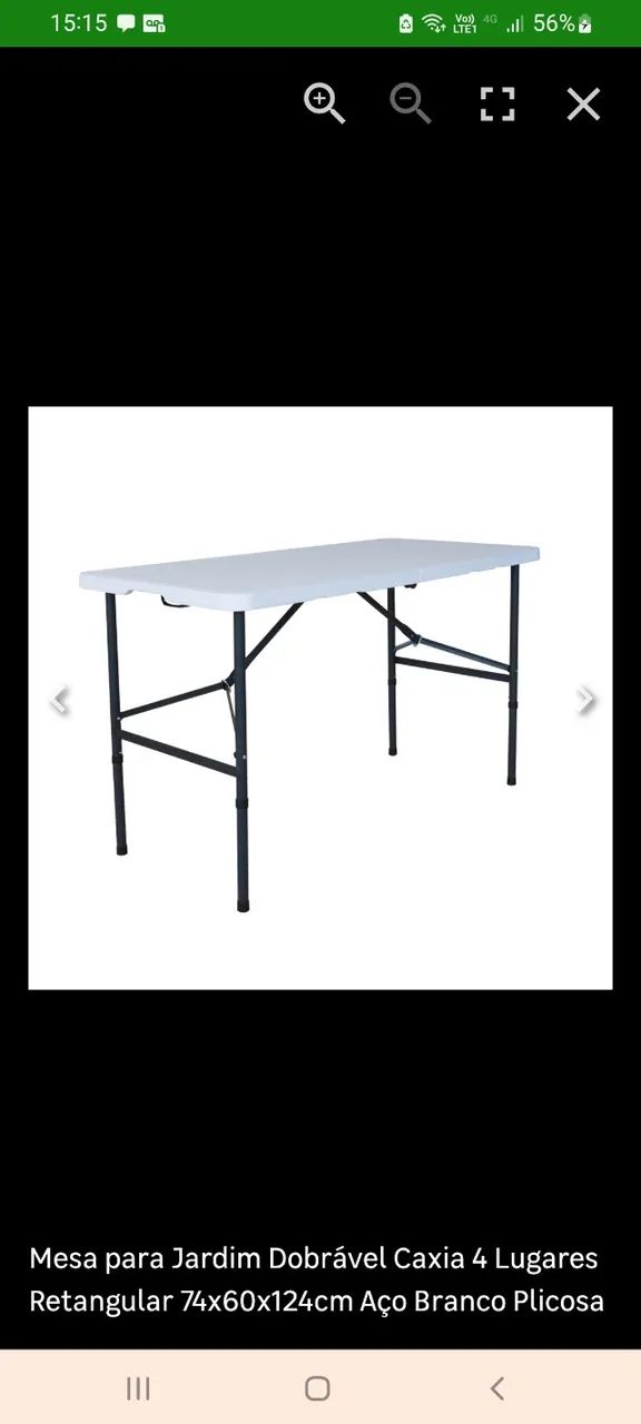 Mesa desmontável 
