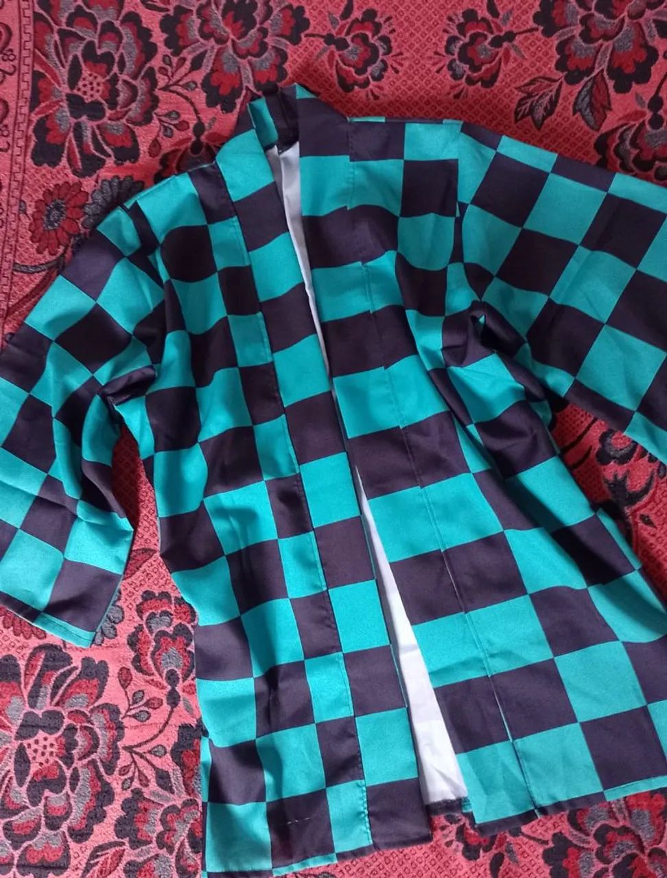 Capa de Cosplay Demon Slayer Tanjiro Usada - Foto 2