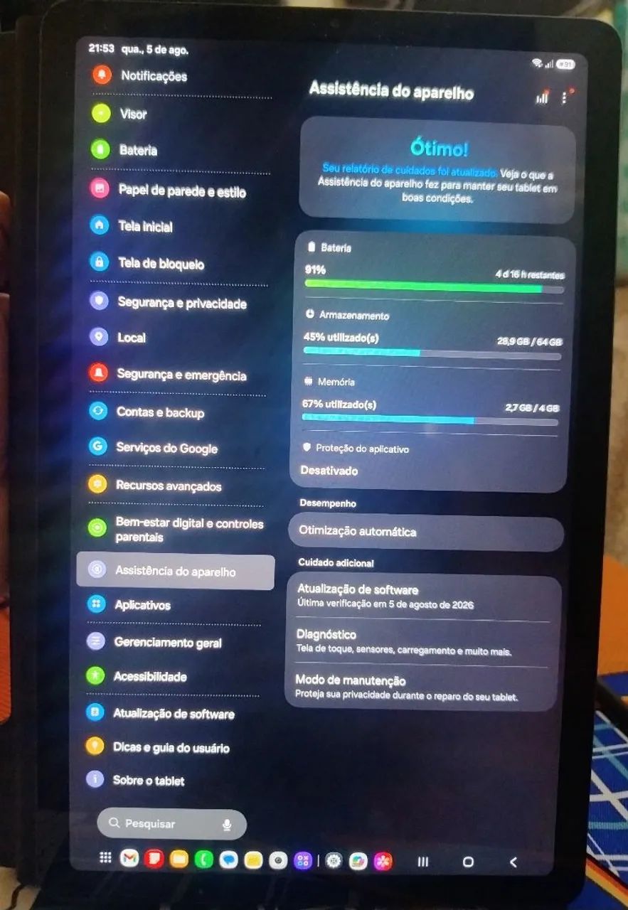 Tablet Galaxy S6 lite Samsung  - Foto 3