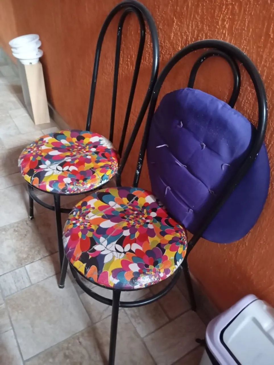 Par de Cadeiras de Ferro