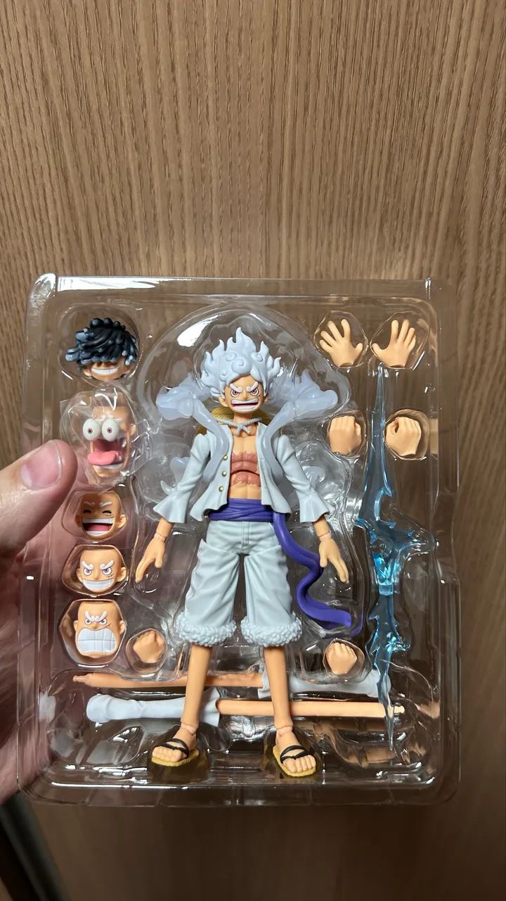 Luffy Gear 5 - SH Figuarts - Aberto e sem detalhes  - Foto 4