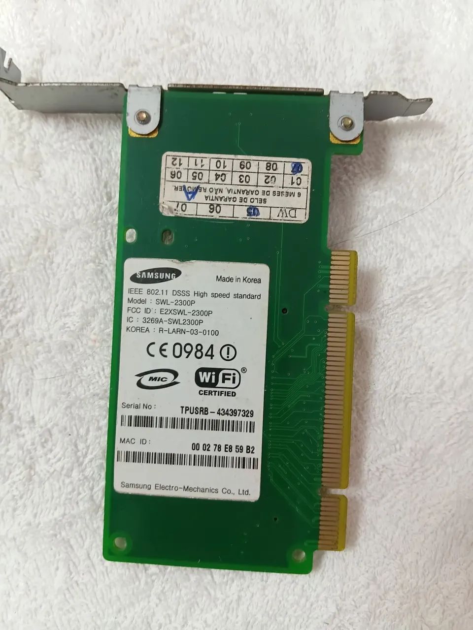 cartão de rede sem fio Samsung modelo SWL-2300P.  - Foto 2