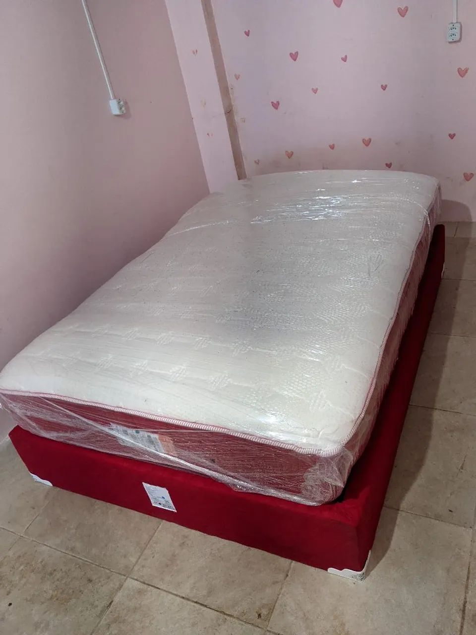 Vendo cama de casal usada
