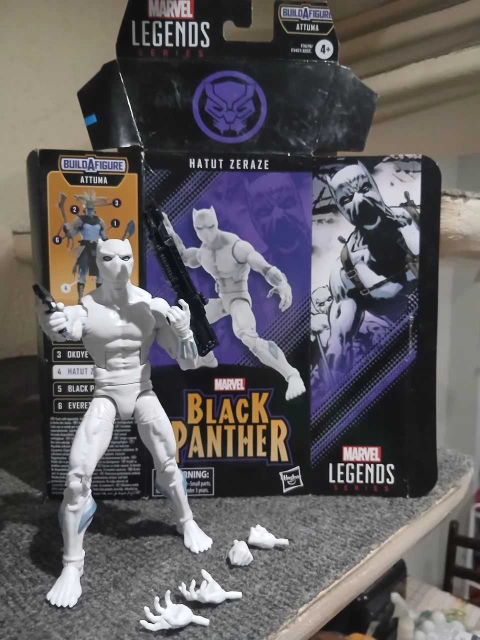 Pantera Negra Black Panther Hatut Zeraze Marvel Legends  - Foto 2
