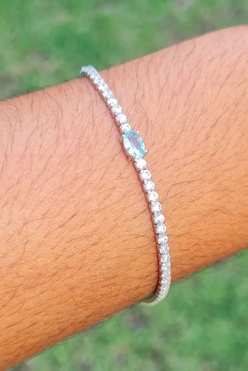 Pulseira Riviera Prata 925 c/ Ródio 