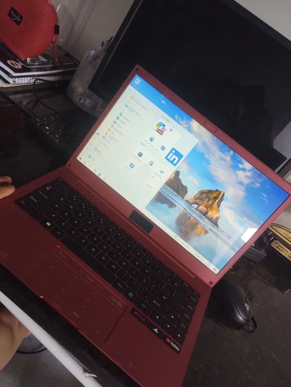Notebook positivo  Q232B vermelho - Foto 2