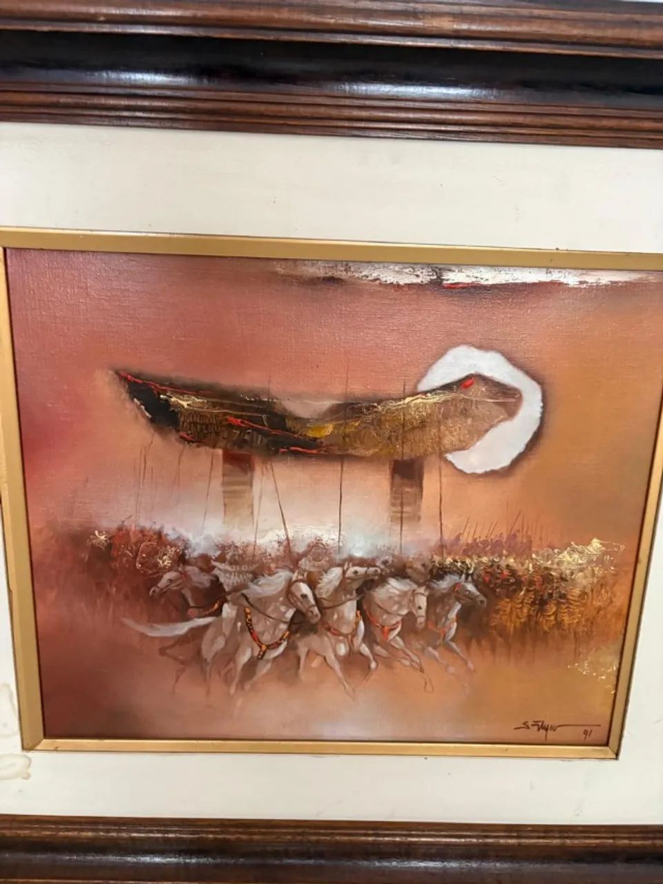 Obra de arte - SATYRO MARQUES - OS IMORTAIS - 1991 - Foto 3