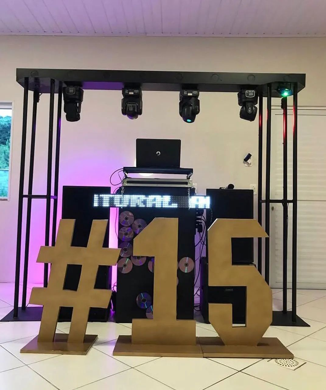 SOM, ILUMINAÇÃO E DJ PARA SUA FESTA - Foto 3