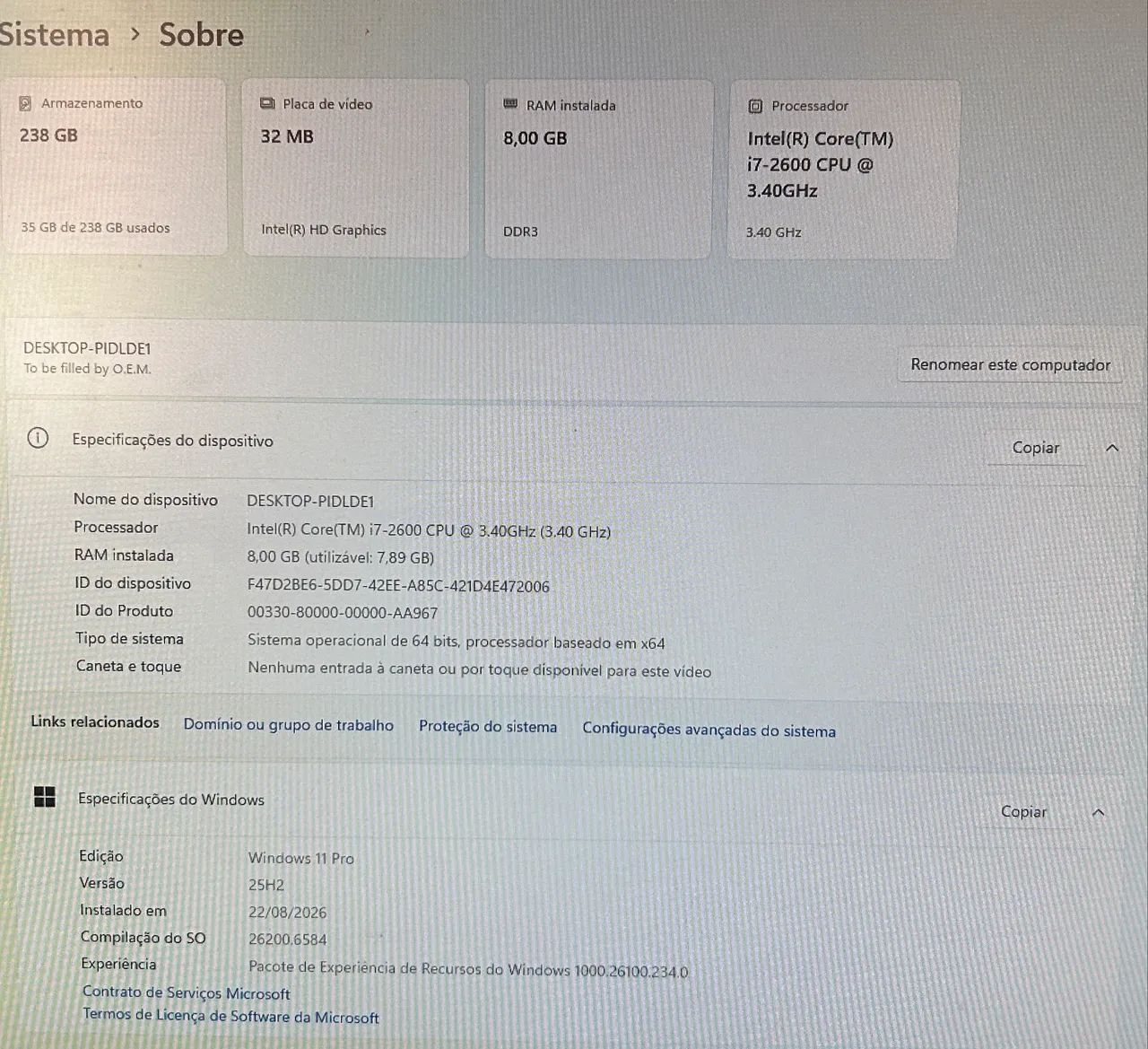 Computador Core i7 3.40ghz (Facilito Entrega) - Foto 2
