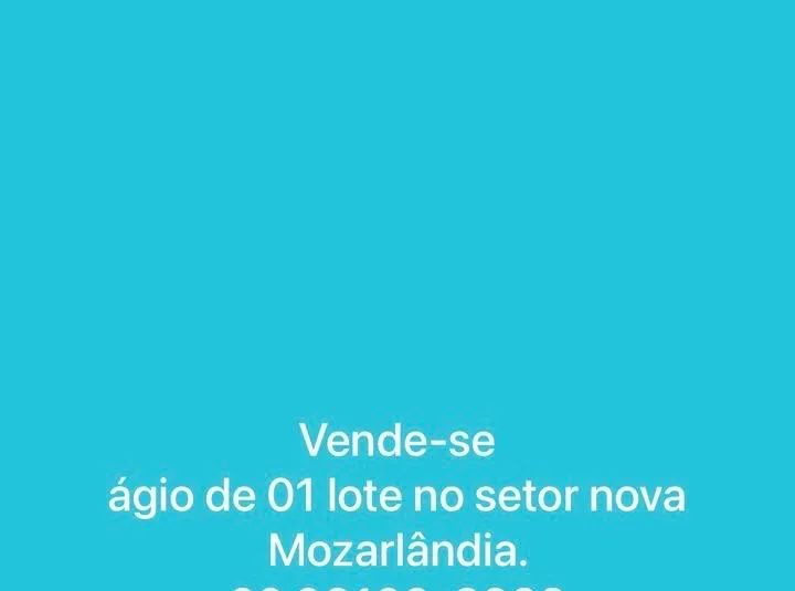 Vende-se ágio de lote 