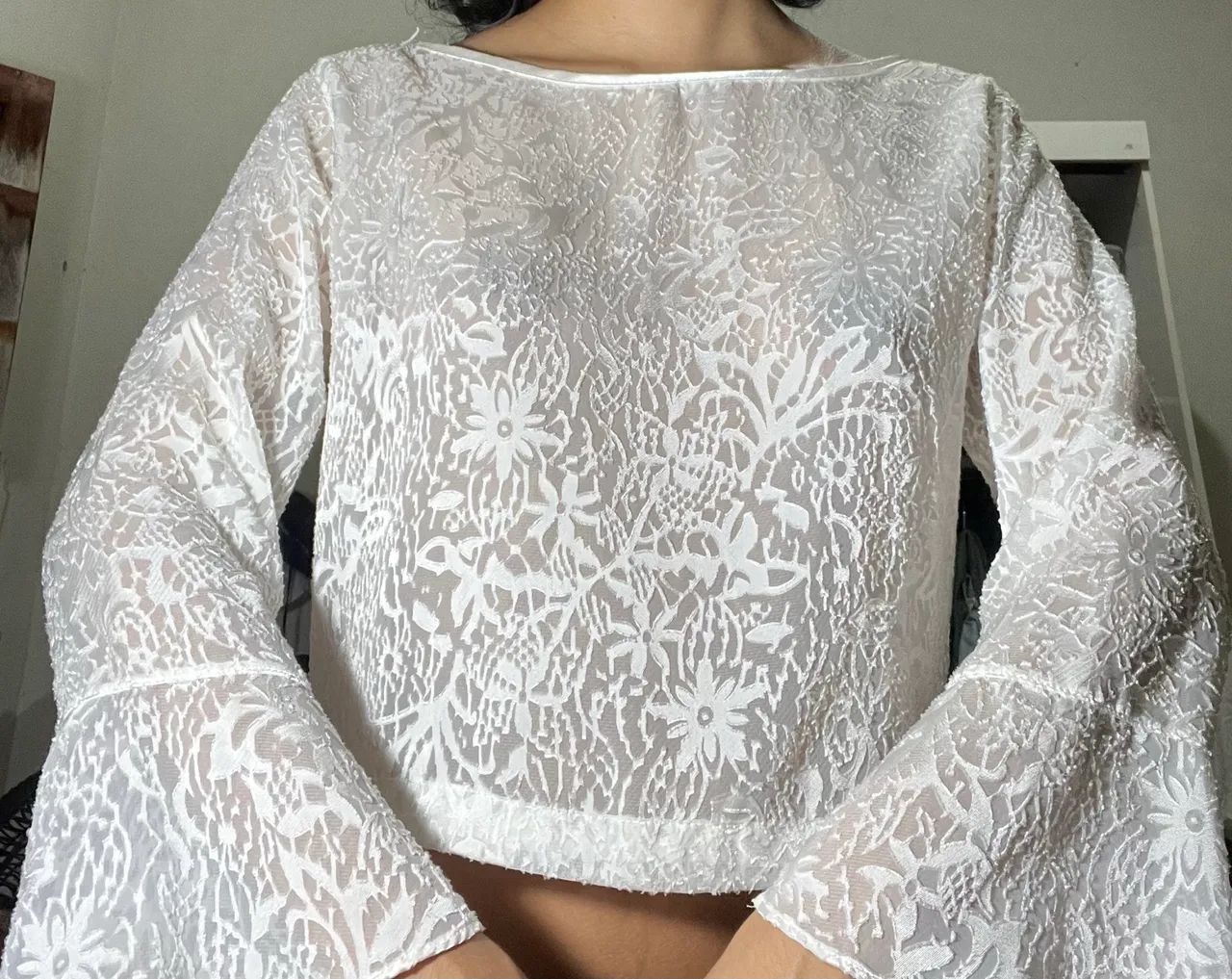 Blusa com Transparência 