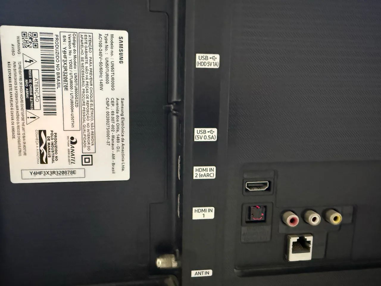 Tv Samsung 50 polegadas com DEFEITO NA TELA. - Foto 3