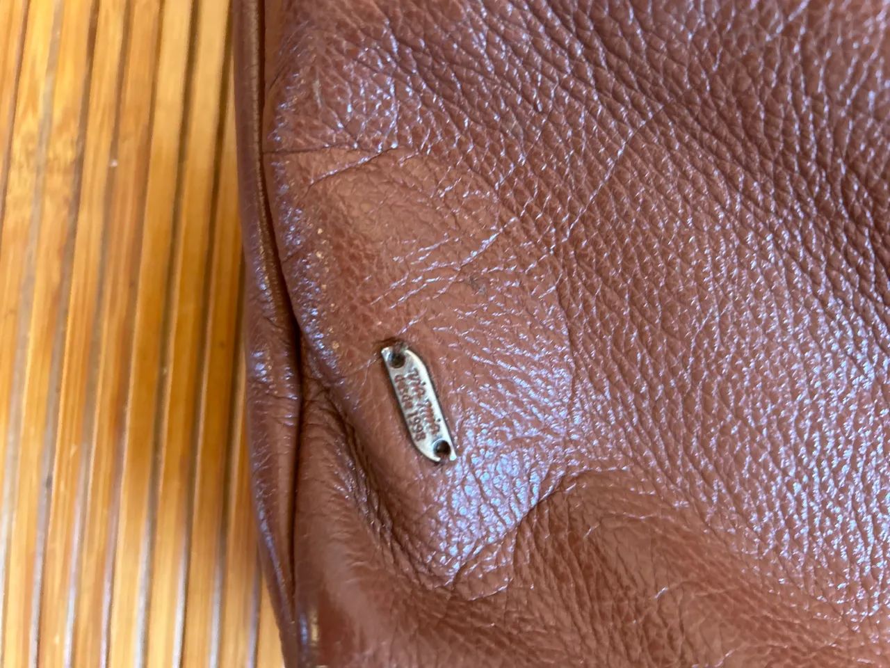Bolsa de couro legítimo  - Foto 3