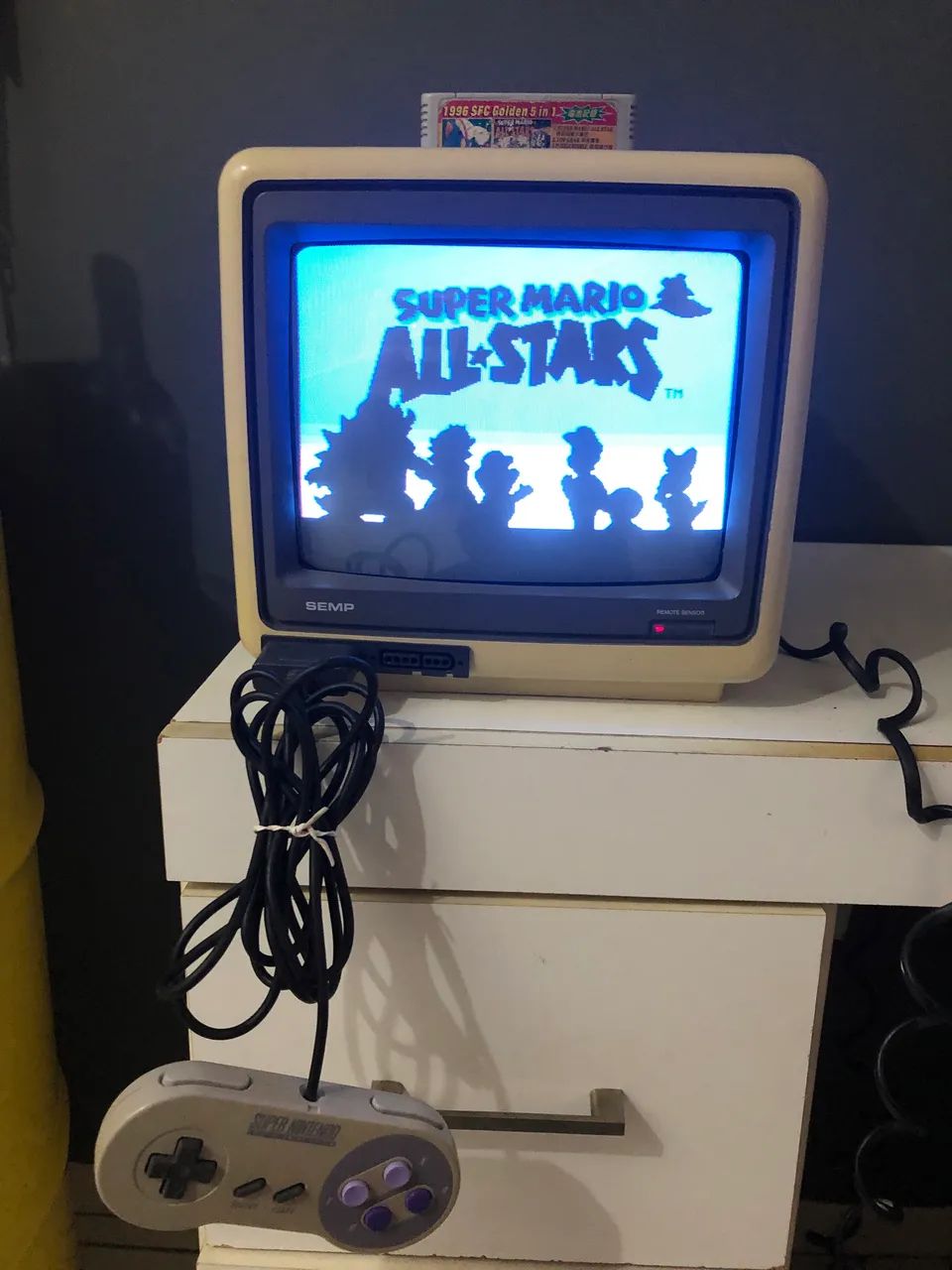 Tv Semp 10 polegadas com Super Nintendo embutido - Foto 2