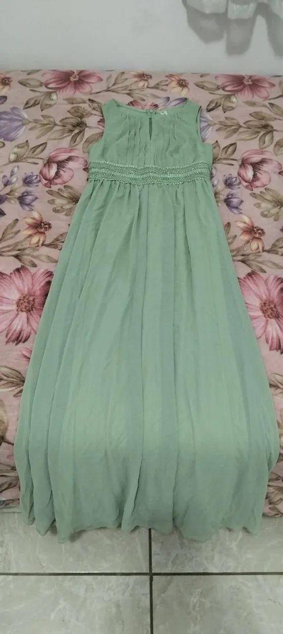 Vestido de dama de honra / verde menta - Foto 3