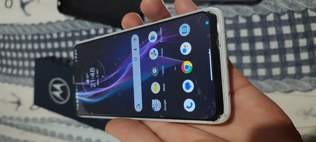 Moto one fusion plus branco 128 gb - Foto 3