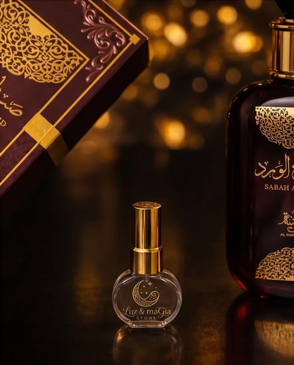 luzemaGiaStore Perfume Árabe original Eau de Parfum 5ml Mini volume Experiência olfativa
