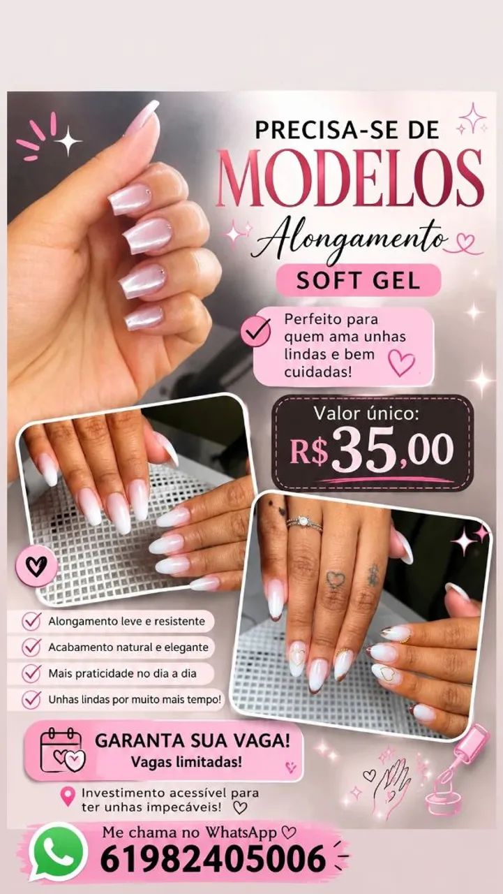 Alongamento de unhas
