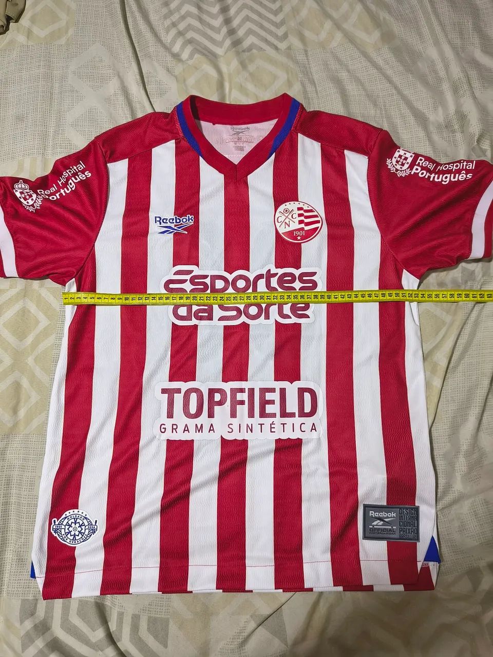 Camisa Náutico Reebok Home usada em jogo  - Foto 4