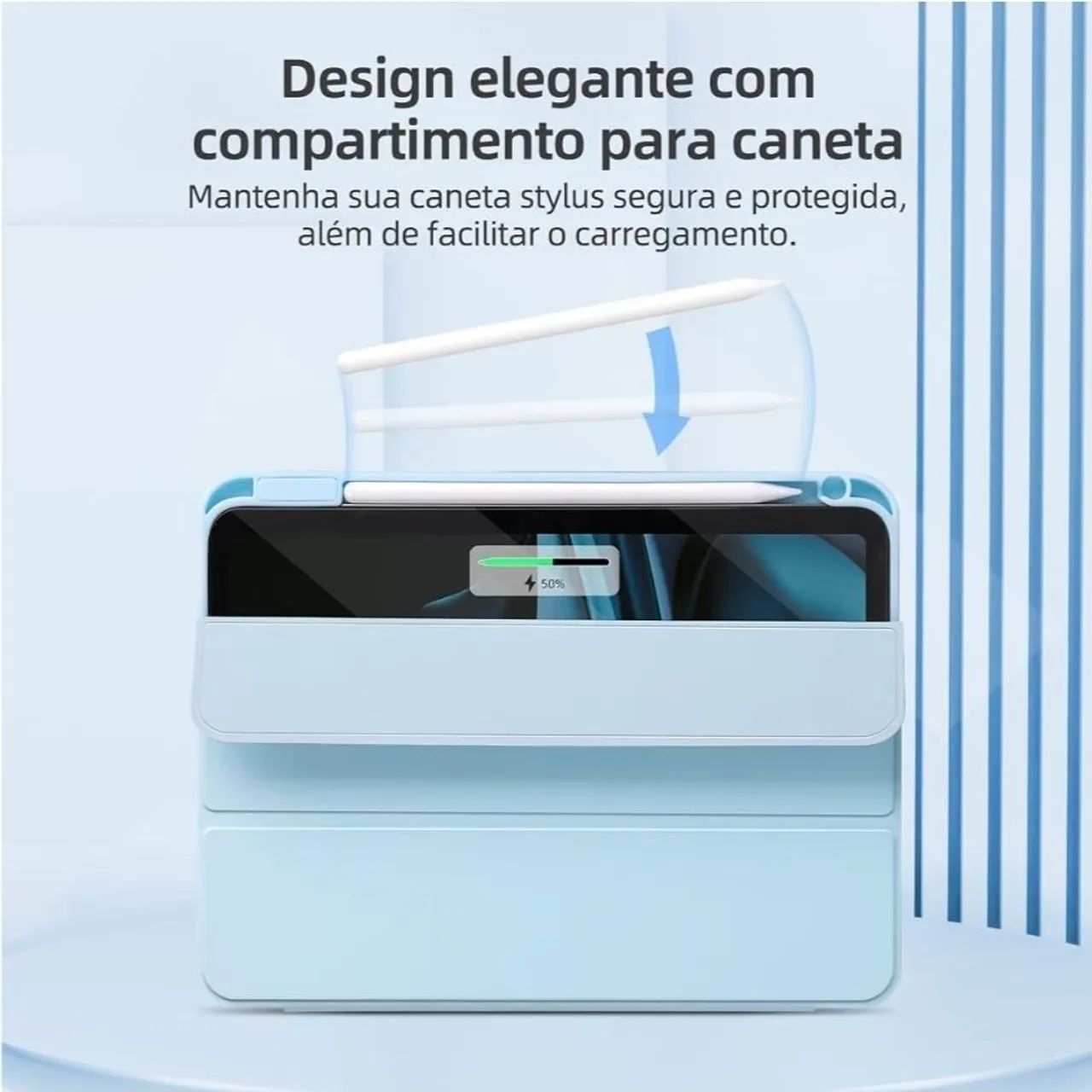 Capa protetora 3 em 1 para iPad Air 11" e iPad Pro 11" - Foto 5