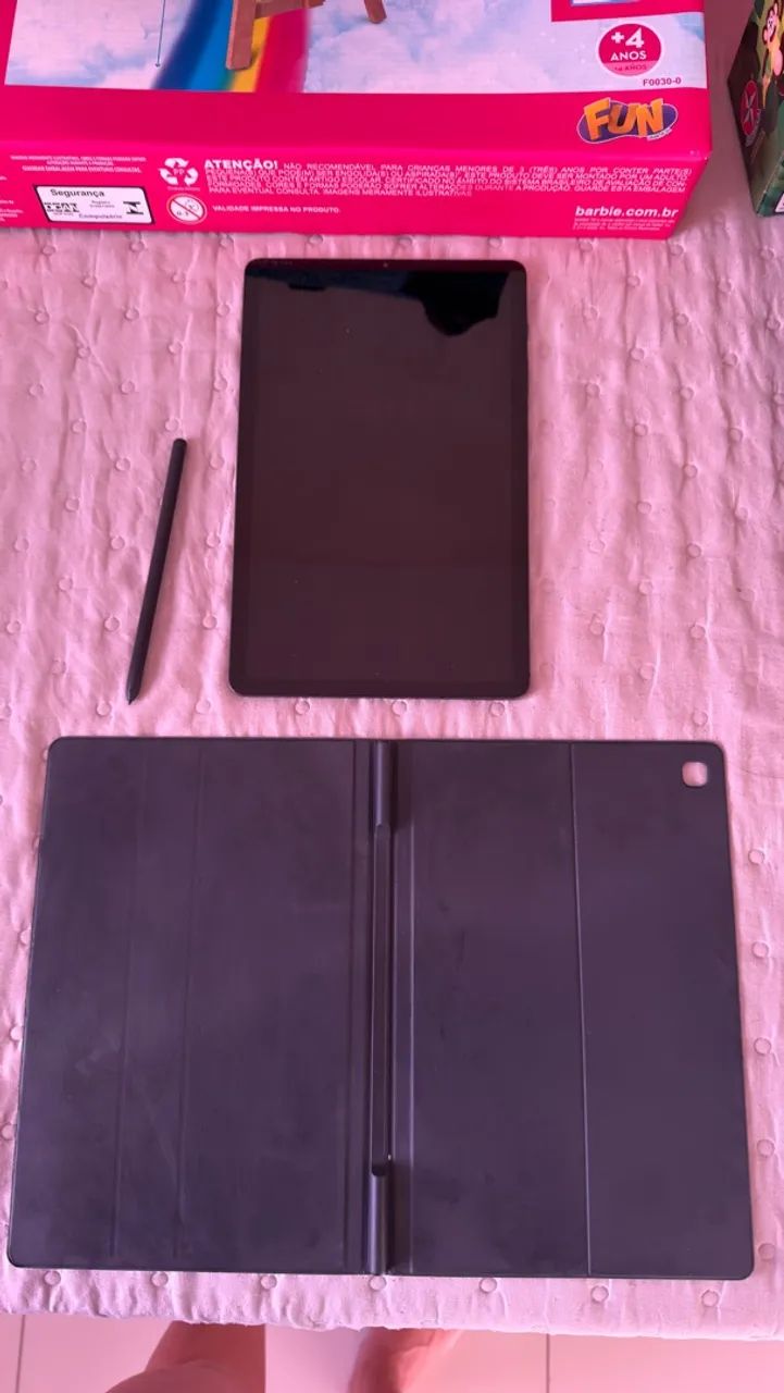 Tablet S6 lite com capa e caneta originial SAMSUNG