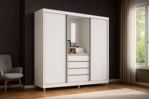 VENDO GUARDA-ROUPA USADO BRANCO