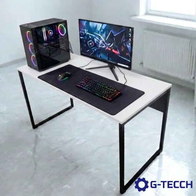 Escrivaninha 1m NOVA Mesa de Escritório Industrial Multiuso para Notebook Computador Birô