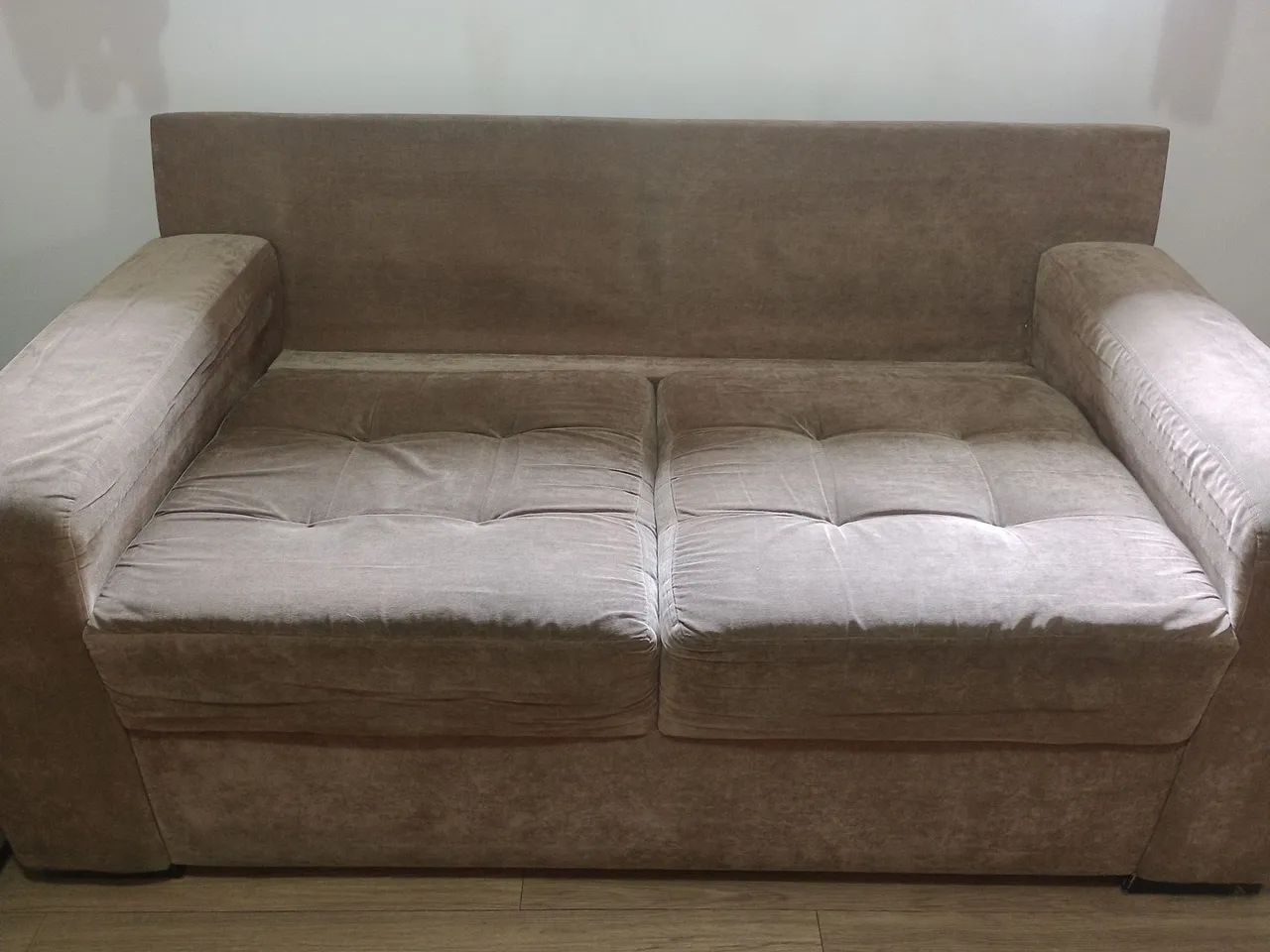 Sofá 2 Lugares em Suede Usado - Foto 3