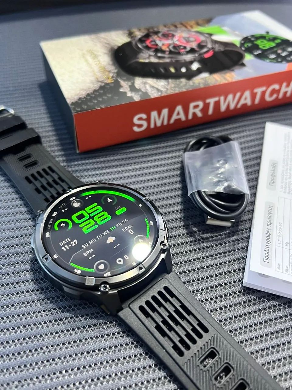 RELÓGIO SMARTWATCH COM SUPER TELA E ULTRA BATERIA - Foto 2