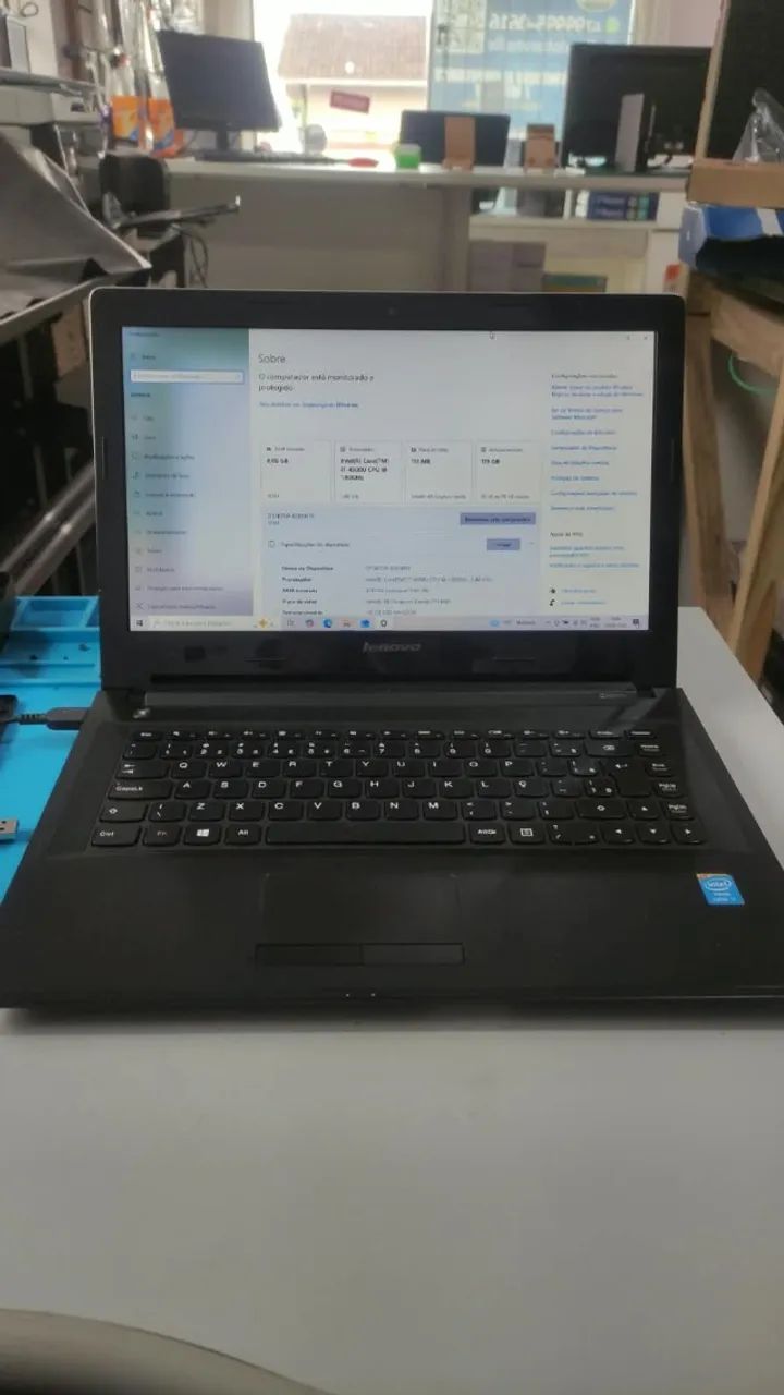 Notebook Lenovo G40-80 I3 8 gb  Ssd128 Bateria Nova  - Foto 4