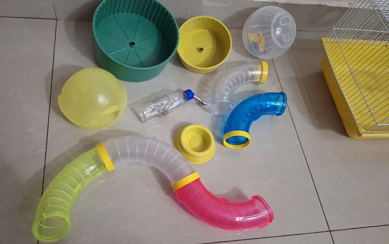 Gaiola grande para hamster ou porquinho da india - Acessórios para