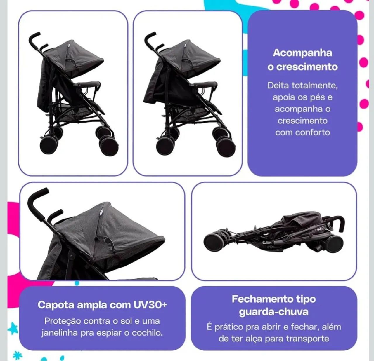 Carrinho de bebê  - Foto 2