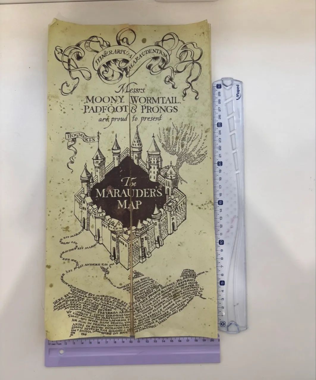 Mapa dos marotos Harry Potter - Foto 3