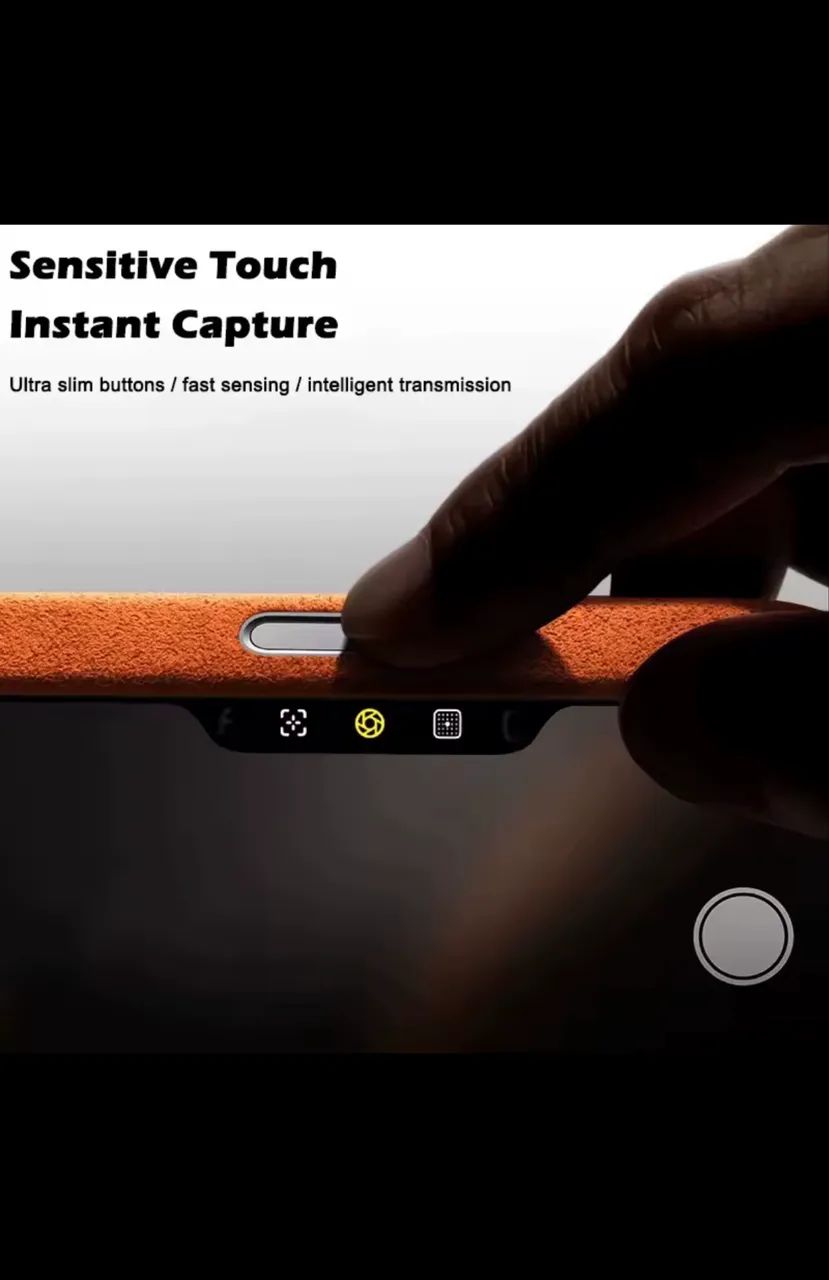 Capa iPhone 17 pro Max alcantara com mag safe - Foto 2