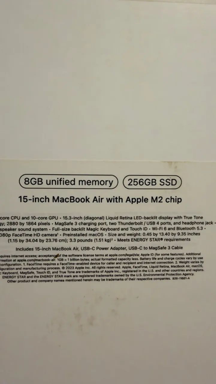 MacBook Air m2 15 polegadas - Foto 2