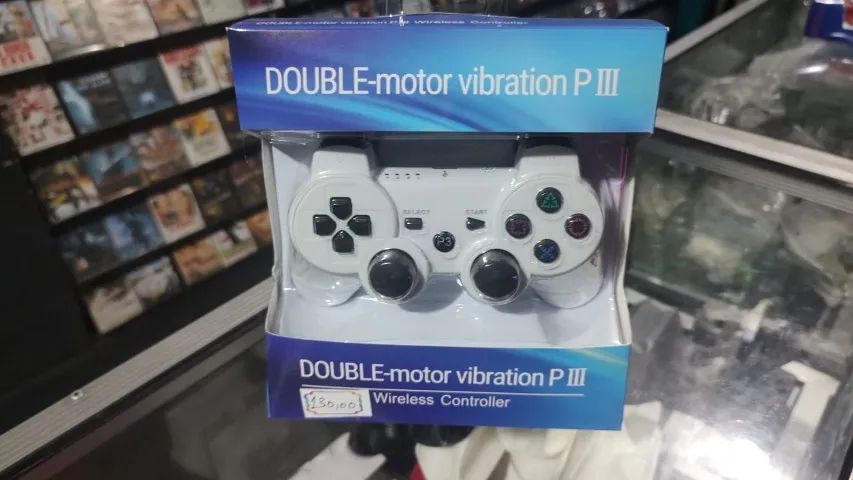 CONTROLE SEM FIO  PS3 JÁ VAI COM CABO PRA CARREGAR - Foto 2